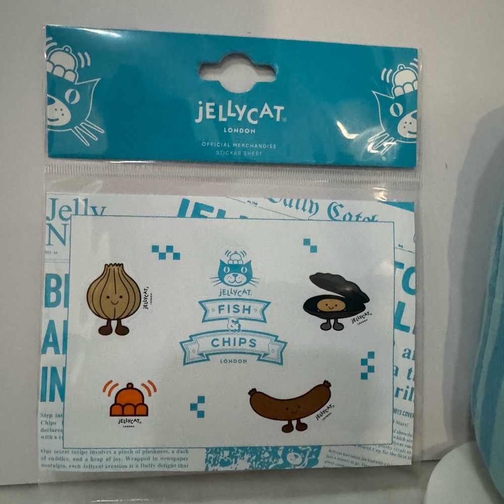 Jellycat Selfridges UK Jesse Lemon Can Pop Plush with stickers - Picture 3 of 4